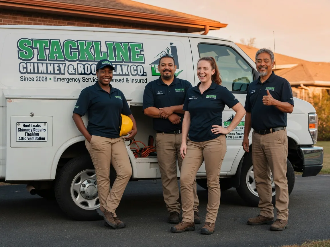 Chimney flashing repair company in Mystic, IA